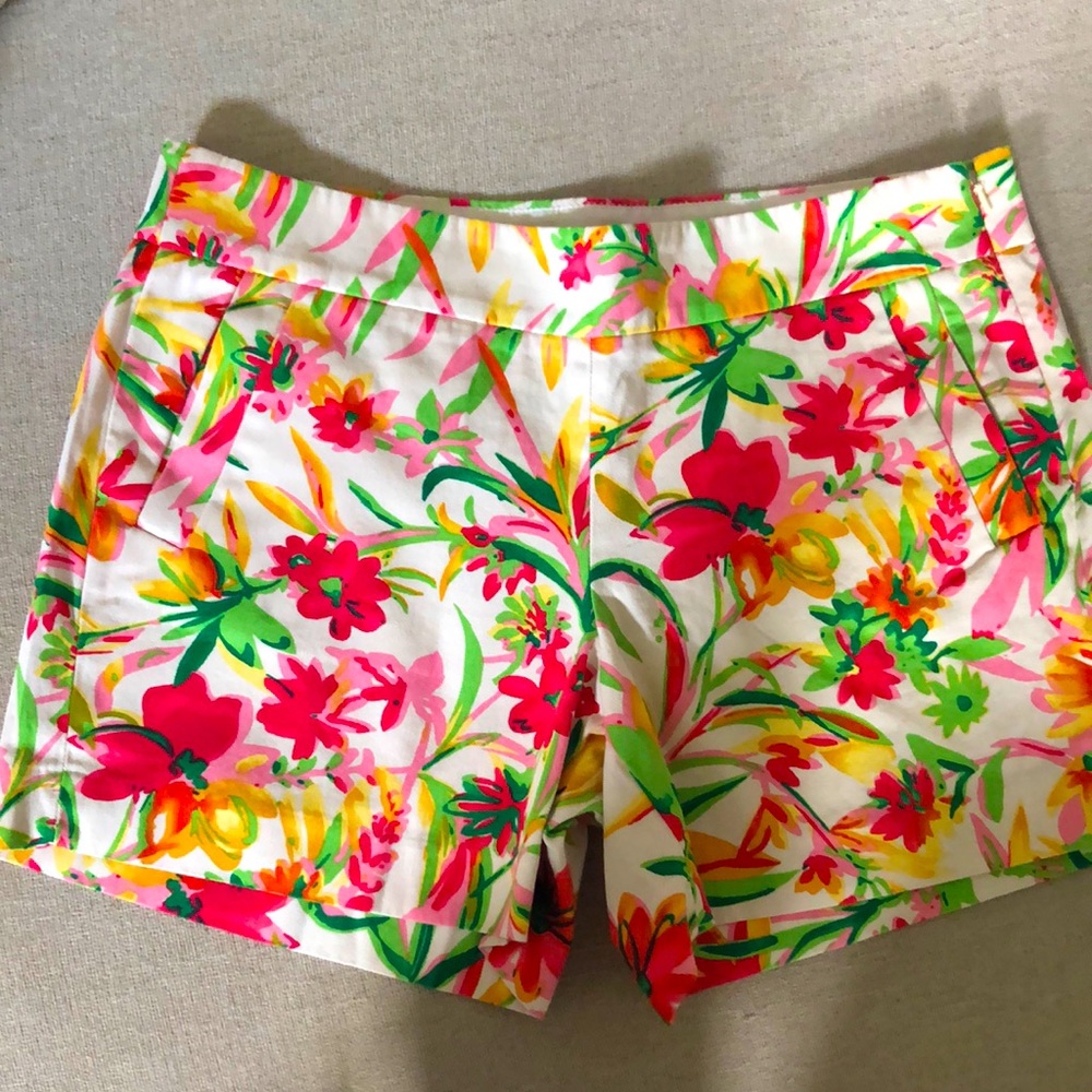 JCrew tropical print shorts